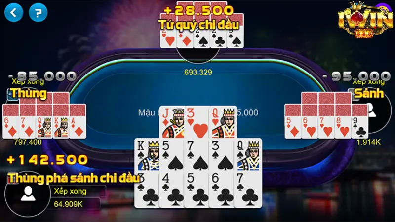 Chơi Mậu Binh iWin Dễ Dàng Với Chiến Thuật Thông Minh 3 Chiến Thuật Sắp Xếp Bài Thông Minh