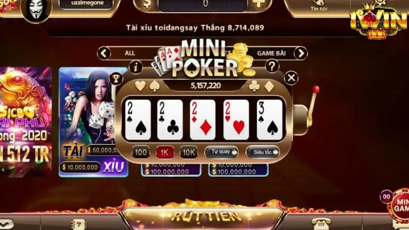 Mini Poker Iwin: Tìm Hiểu Cách Chơi Hiệu Quả Nhất Năm 2025 3 Chiến lược chơi Mini poker iWin hiệu quả
